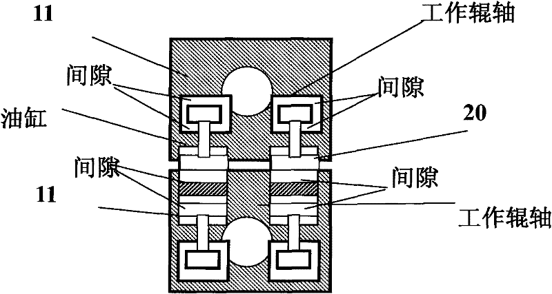 Method for switching positive roller and negative roller of working roll