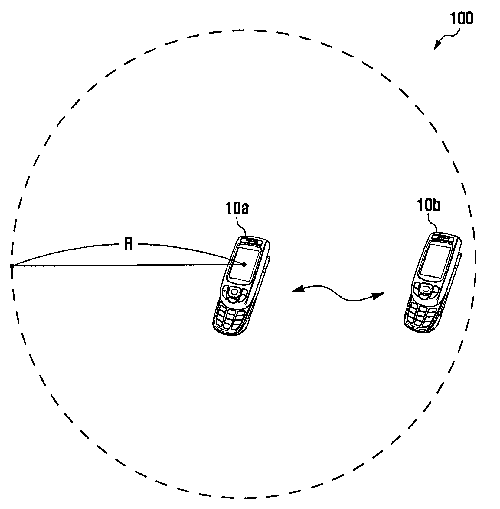 Member notification method for mobile terminals using short-range wireless communication