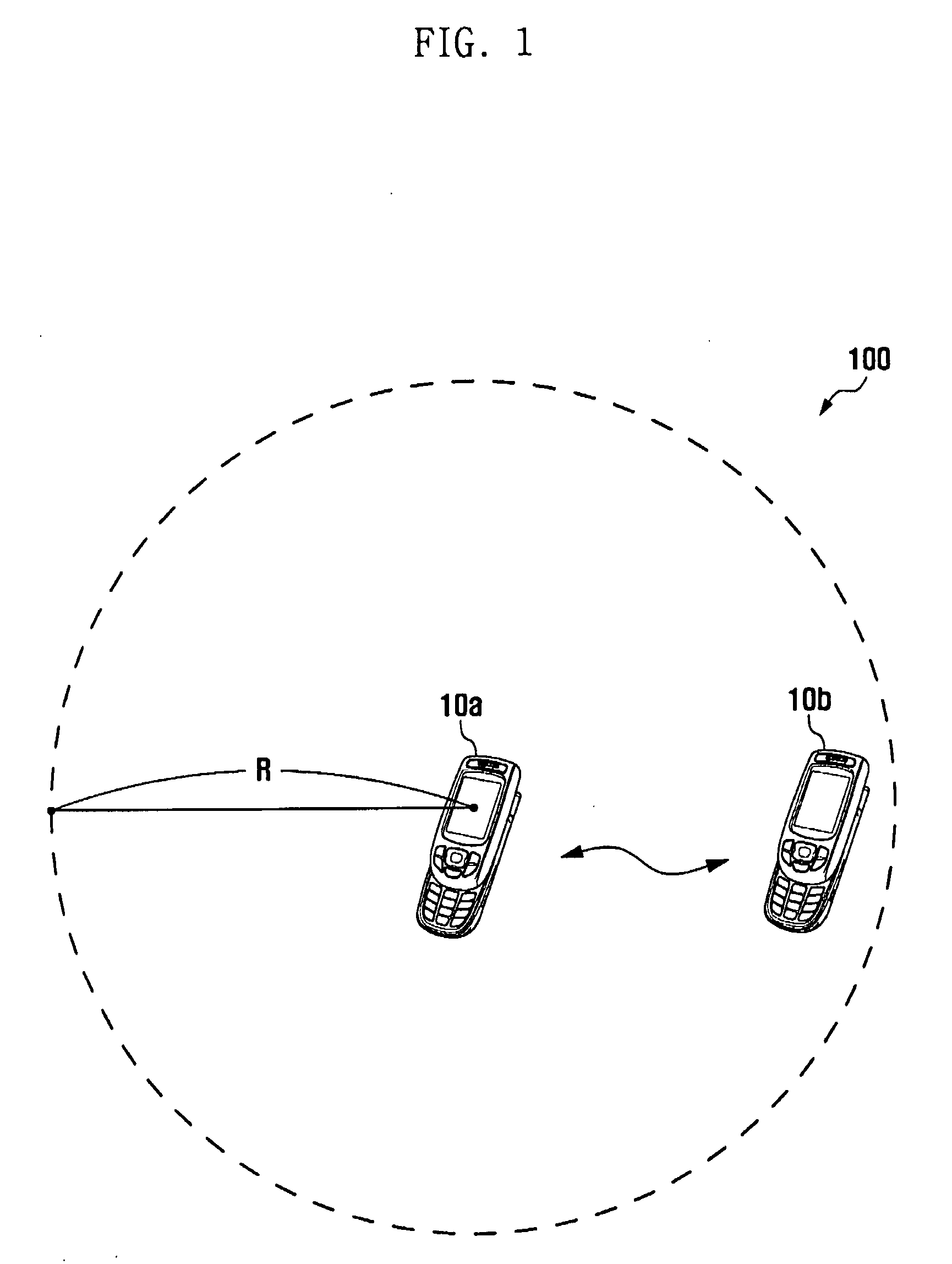 Member notification method for mobile terminals using short-range wireless communication