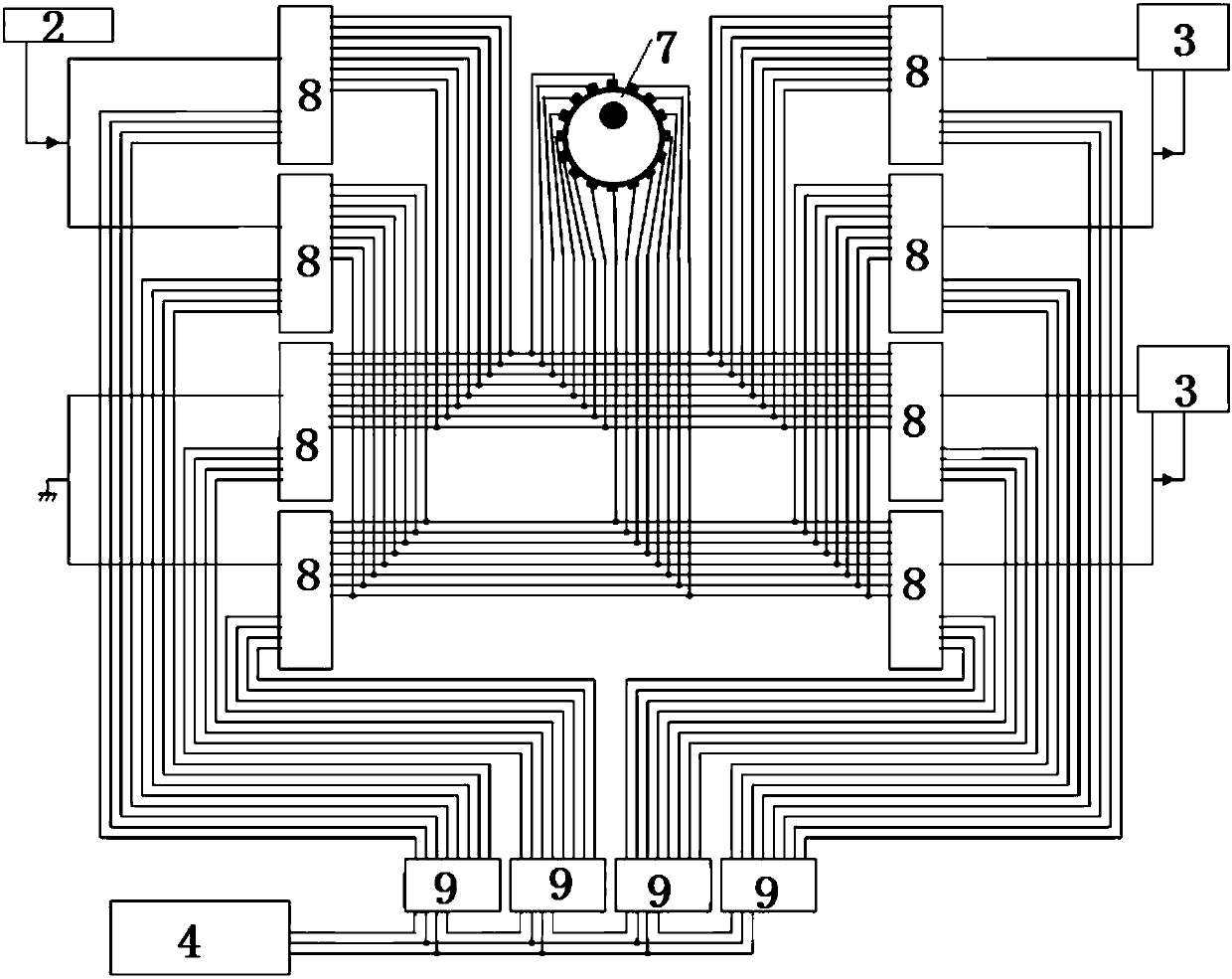 Visual wireless detection system and method for multi-phase medium distribution of high-speed centrifuge