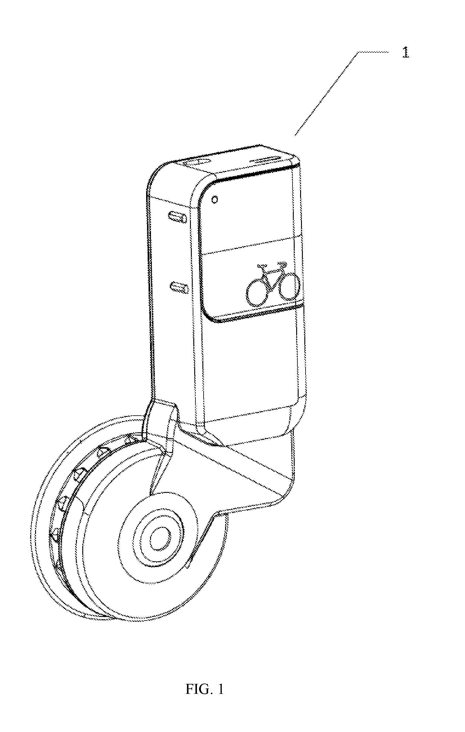 Combined device for power generation, power regulation, and removable power storage for a bicycle