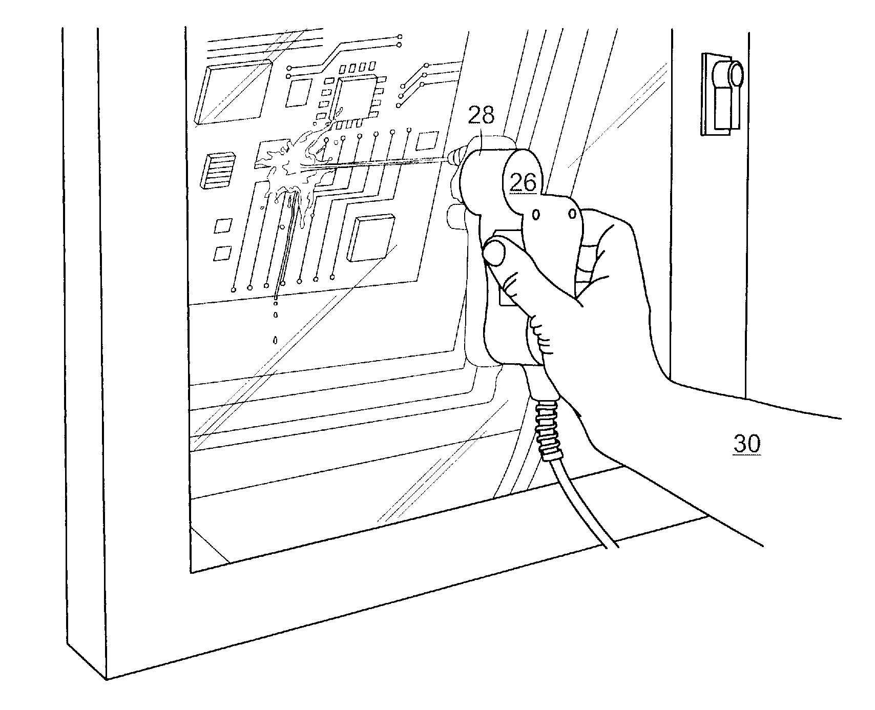 Sealed cleaner-box with magnetically coupled actuator pucks