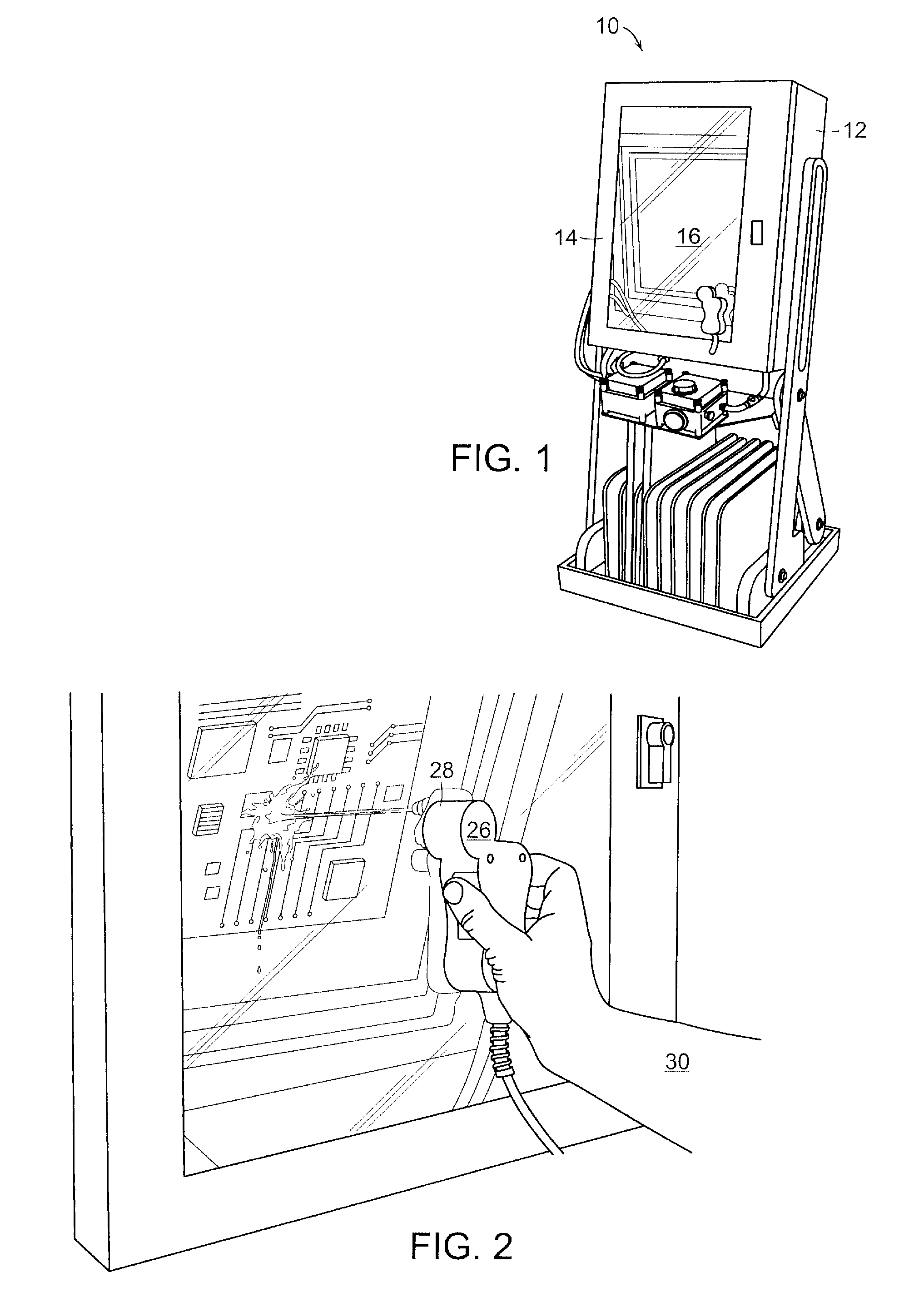 Sealed cleaner-box with magnetically coupled actuator pucks