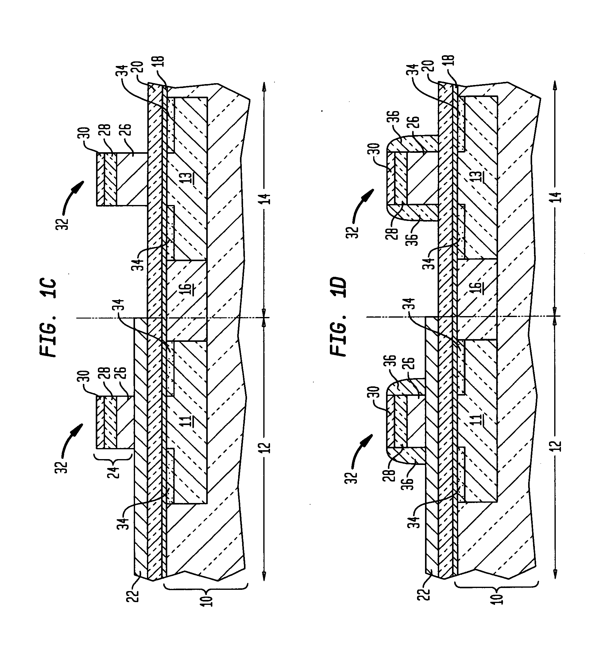 Dual metal gate self-aligned integration