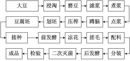 Production process of low-salt oil-free fermented bean curd