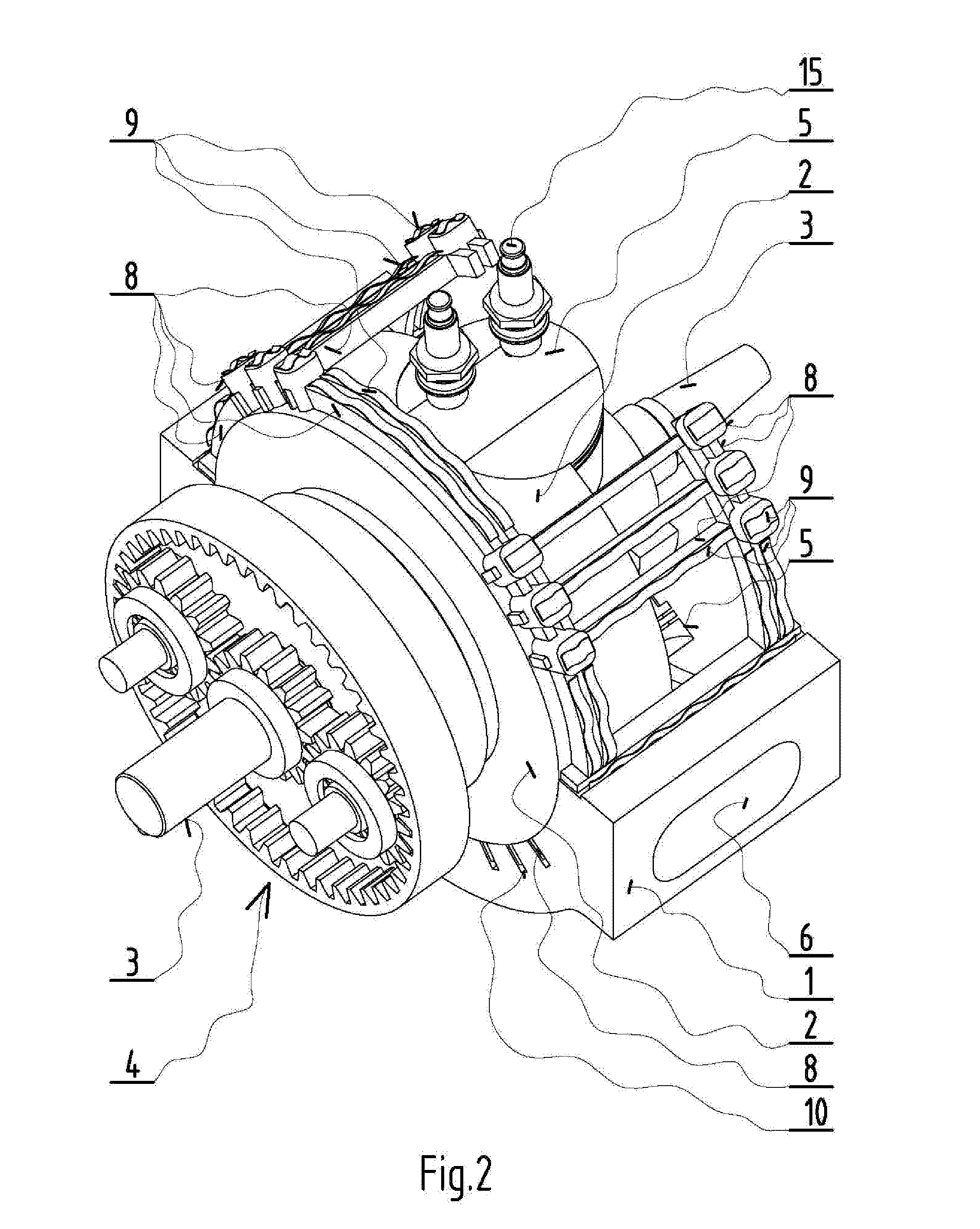 Rotary piston internal combustion engine