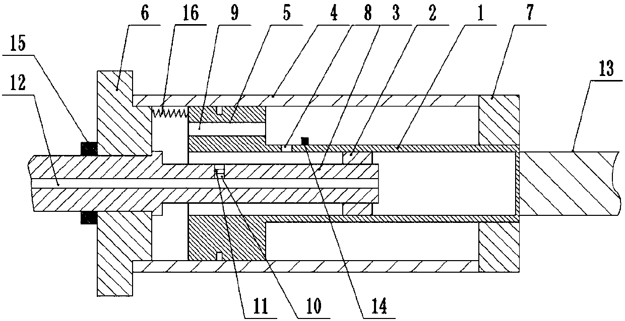 Two-way quick hydraulic cylinder