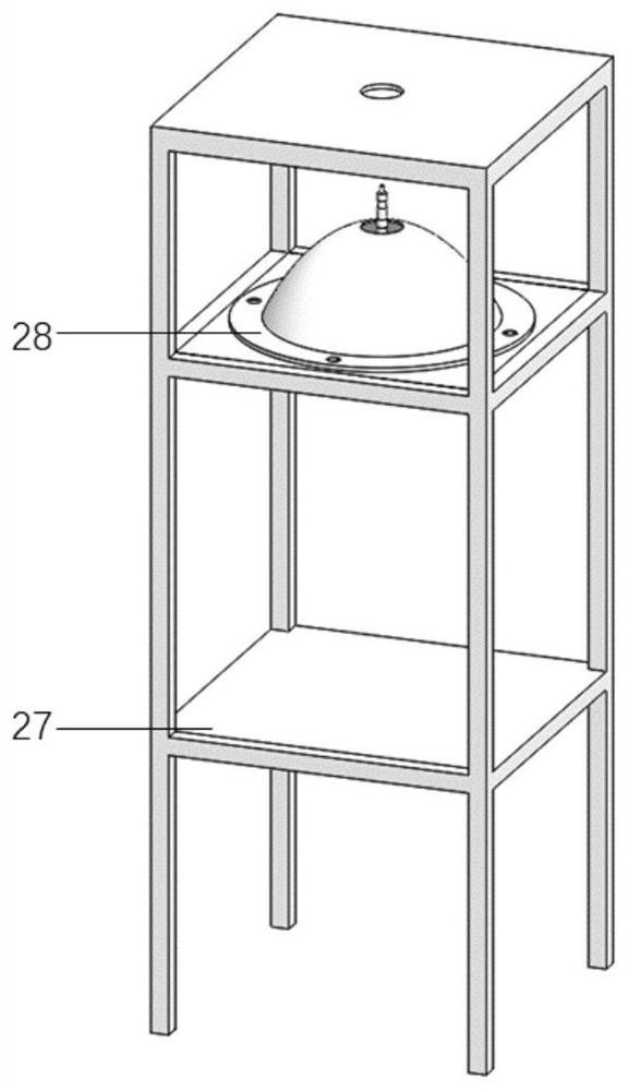 A performance evaluation system and method for thermochemical hydrogen production reaction based on solar concentration simulator