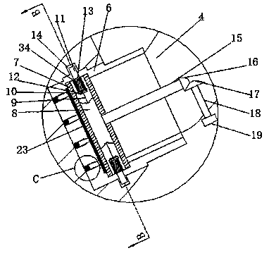 Scraper knife device for engineering machine