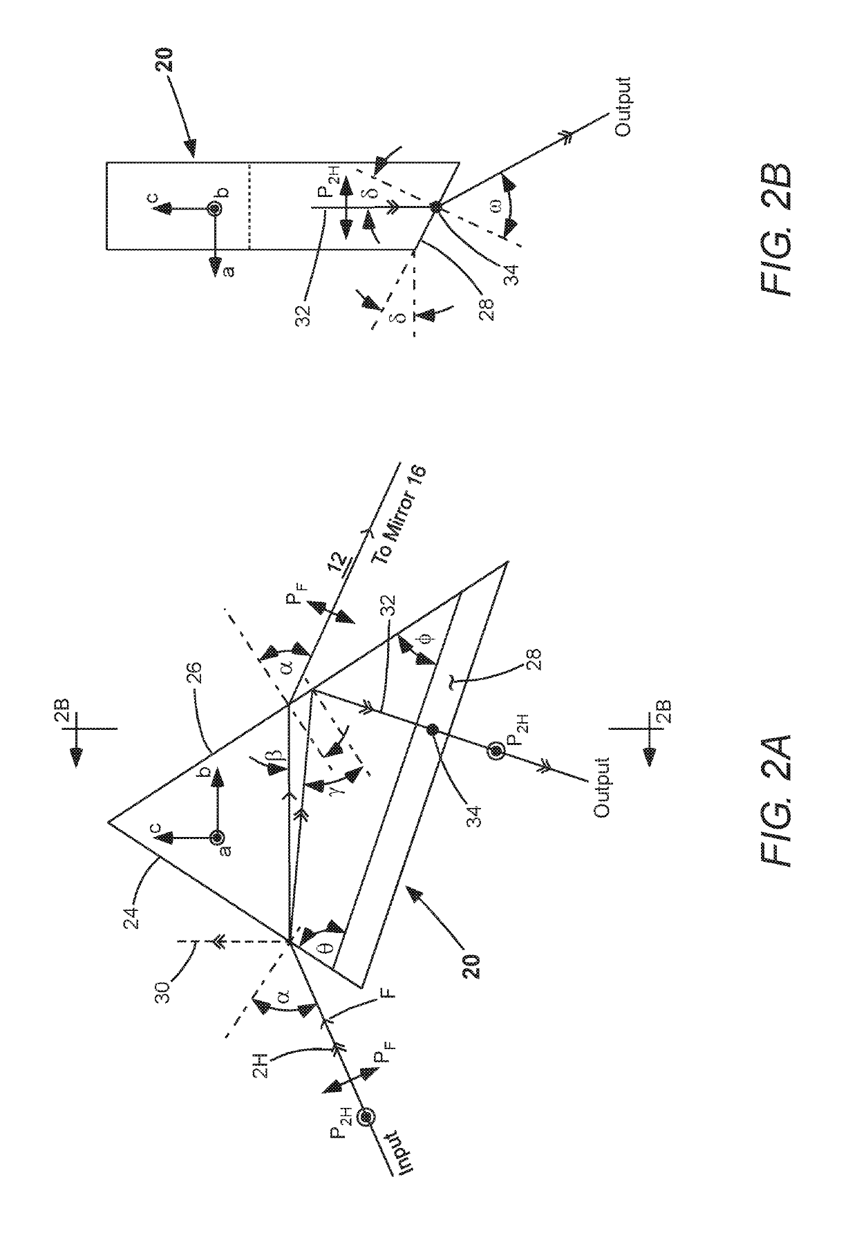 Birefringent prism for wavelength separation