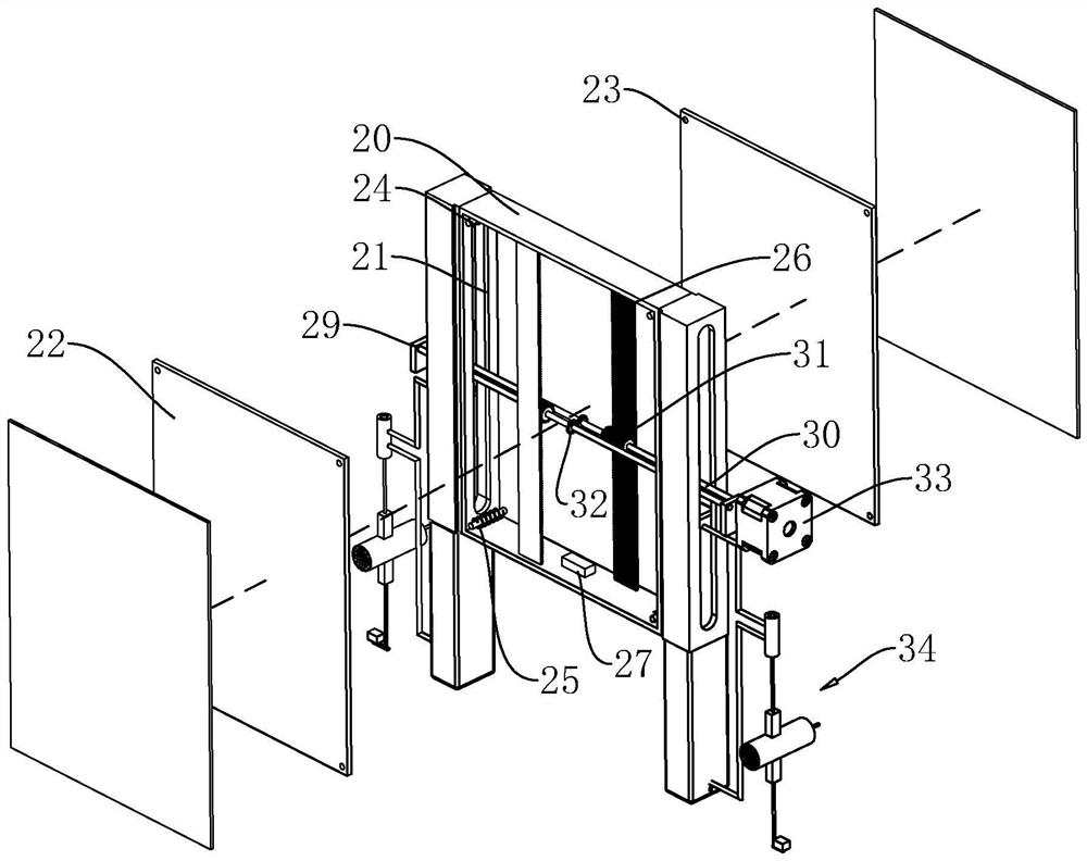 Gate lifting device applied to water conservancy