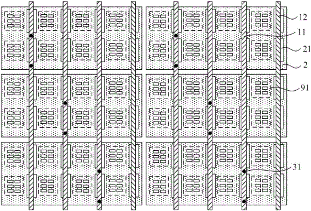 Built-in touch control substrate, driving method thereof and display panel