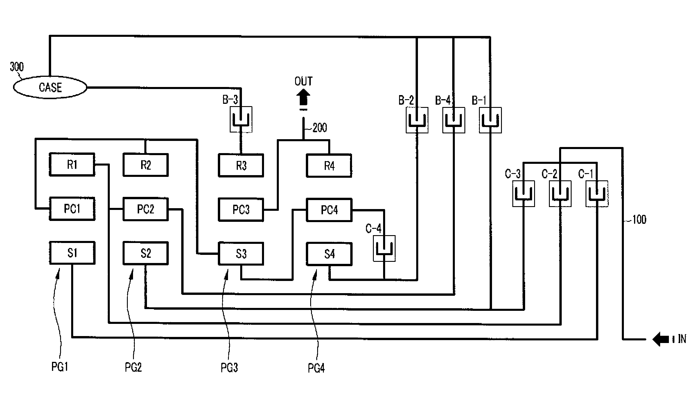 Power train of automatic transmission