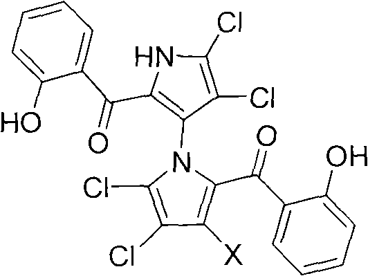 (+/-)-marinopyrrole A for resisting methicillin-resistant staphylococcus aureus (MRSA) and synthesized derivative thereof