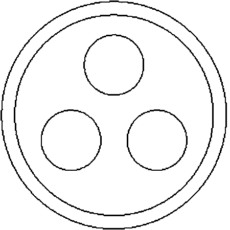 A method for emptying a three-head line distributor and an oil-water separation barrel