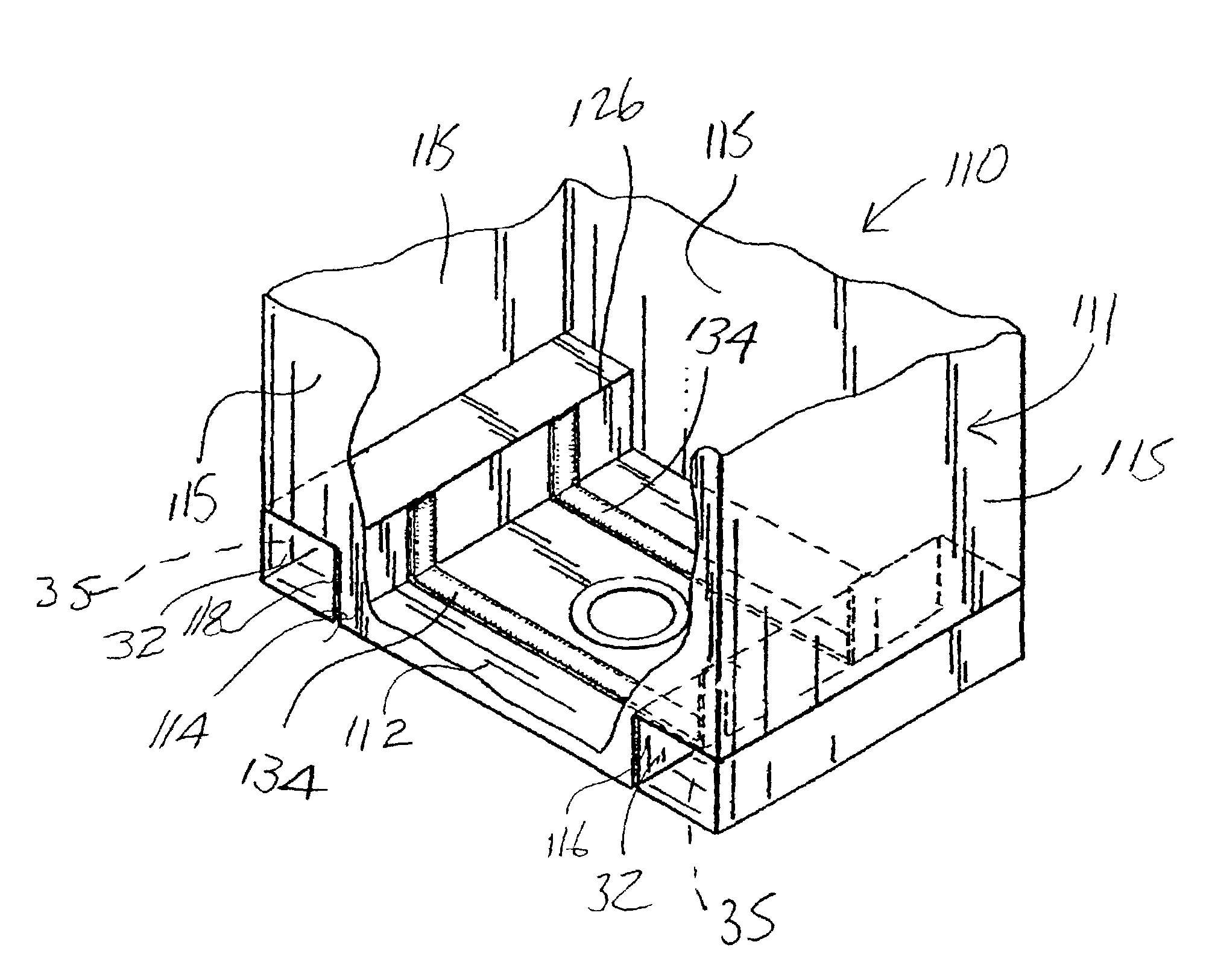 Bulk bag with support system