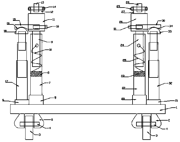 A vertical adjustable cable pay-off frame