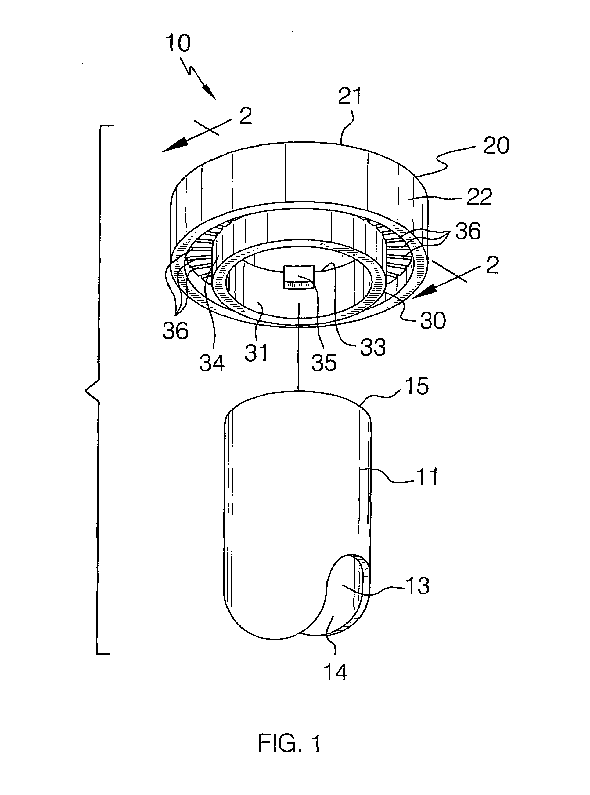 Vent cap and inspection cap fitting assembly