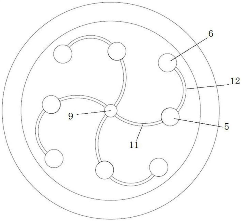 Micro-fluidic chip capable of removing bubbles