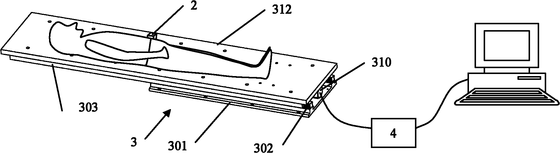 Auxiliary radiotherapy mattress system guided by images and breath