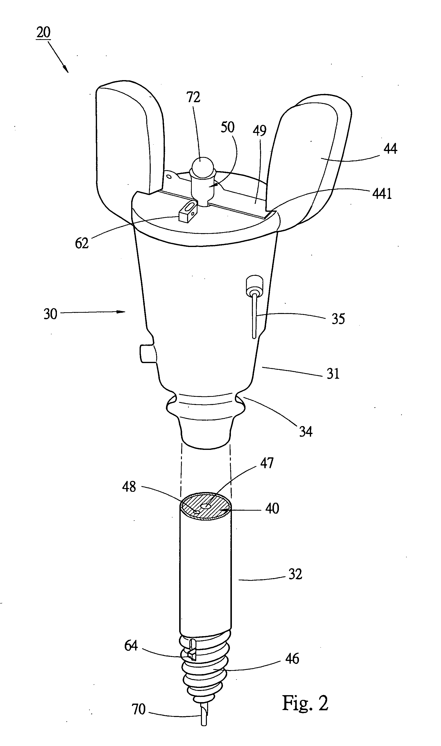 Safety trocar device