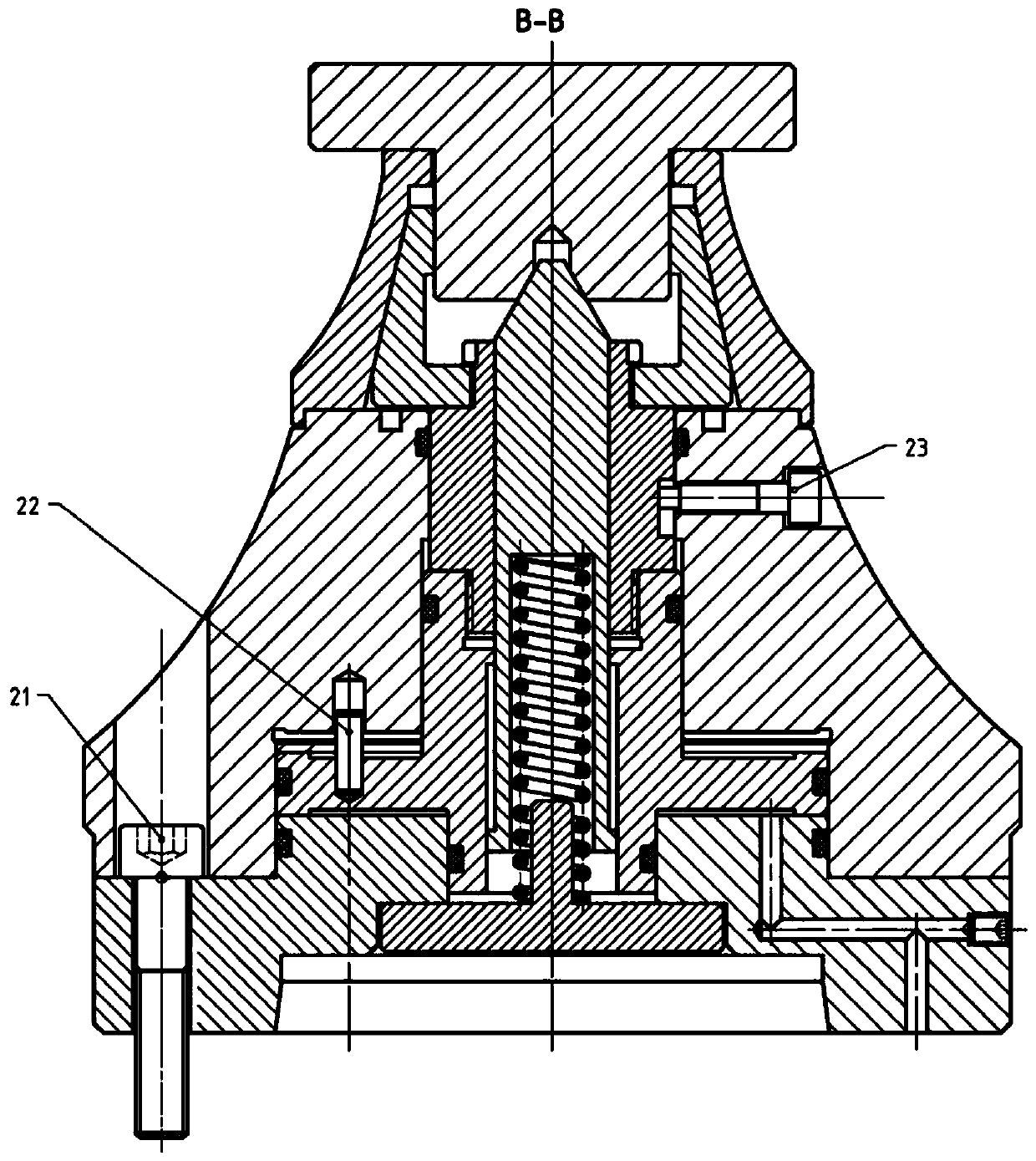 A gear grinding jig for high-precision quick-change shafts