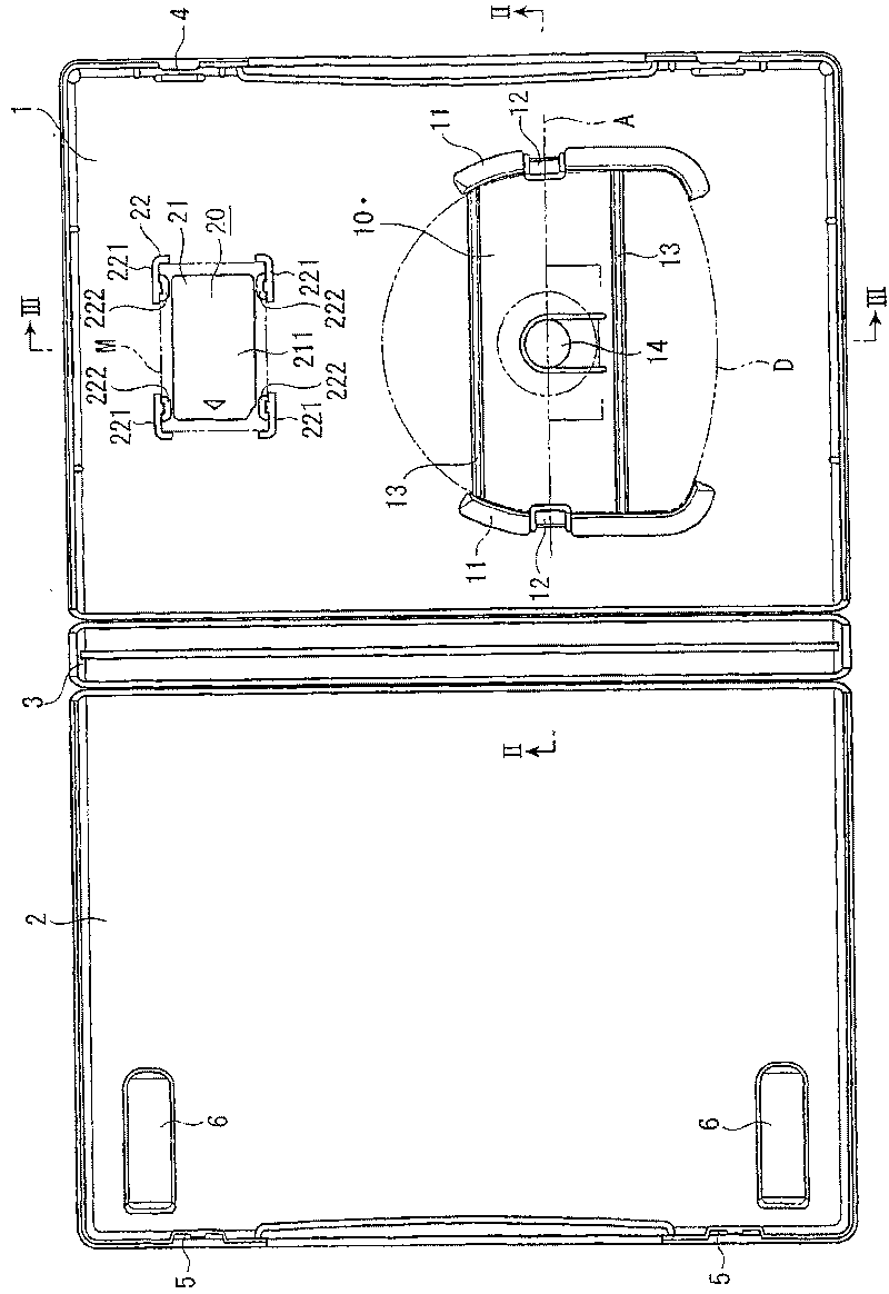 Disk containing body and information providing body