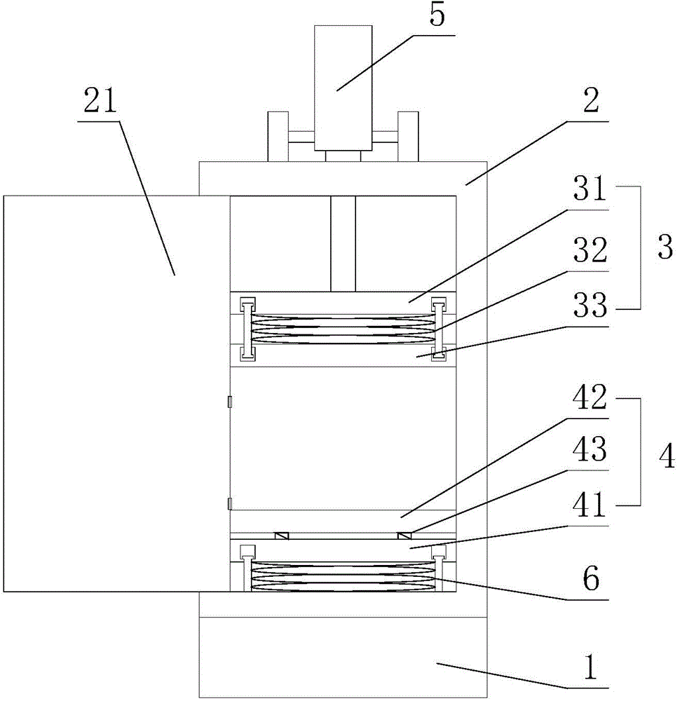 Waste compressing machine