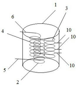 Gas pressure reducing valve and 3D printing manufacturing method thereof