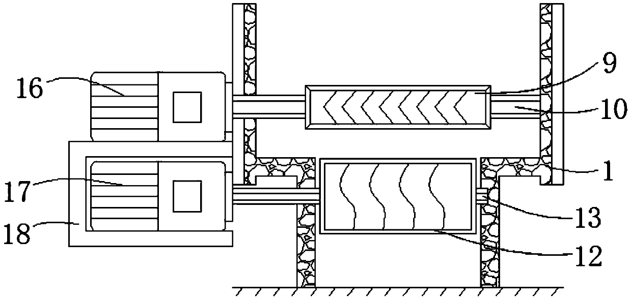 Corner type rapid case sealing machine with fixing structure