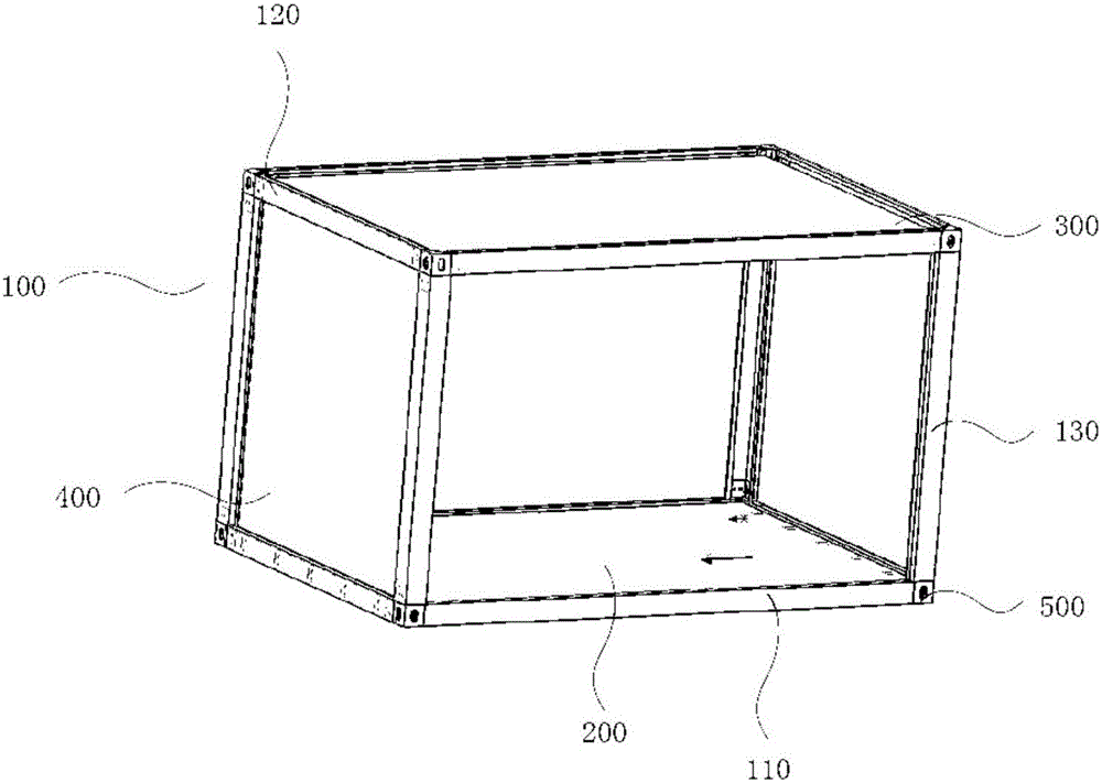 Assembly type container prefabricated house