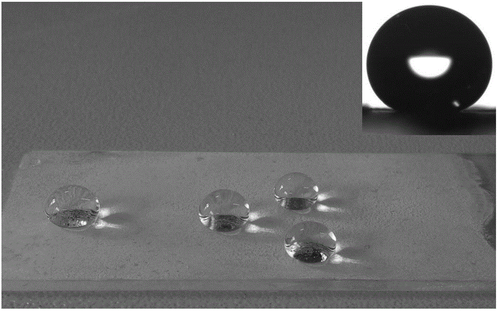 Strawberry-shaped super-hydrophobic composite microsphere and application thereof