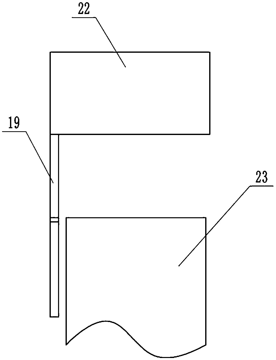 A lead frame tape cutting mechanism