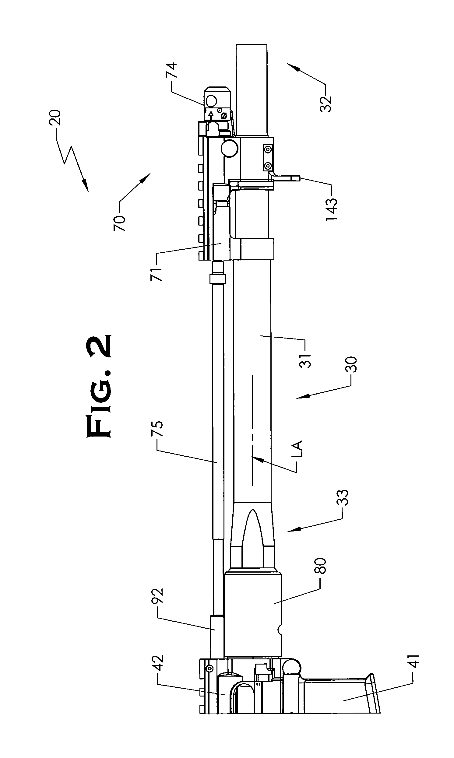 Firearm with quick coupling barrel system