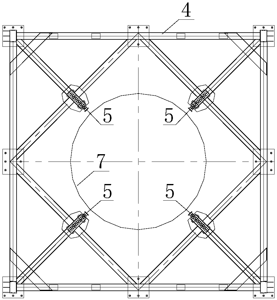 Steel casing installation device and installation method at complex terrains