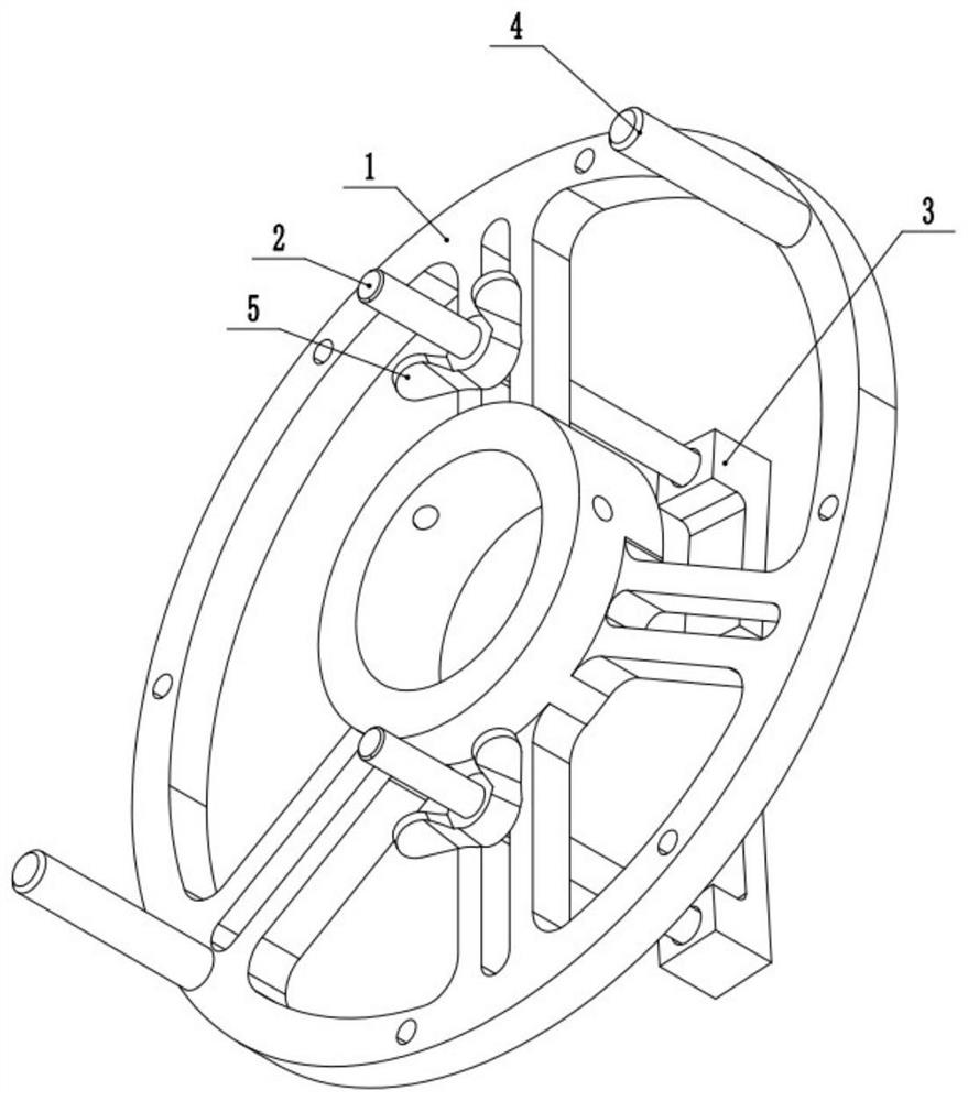 Flexible belt dismounting device