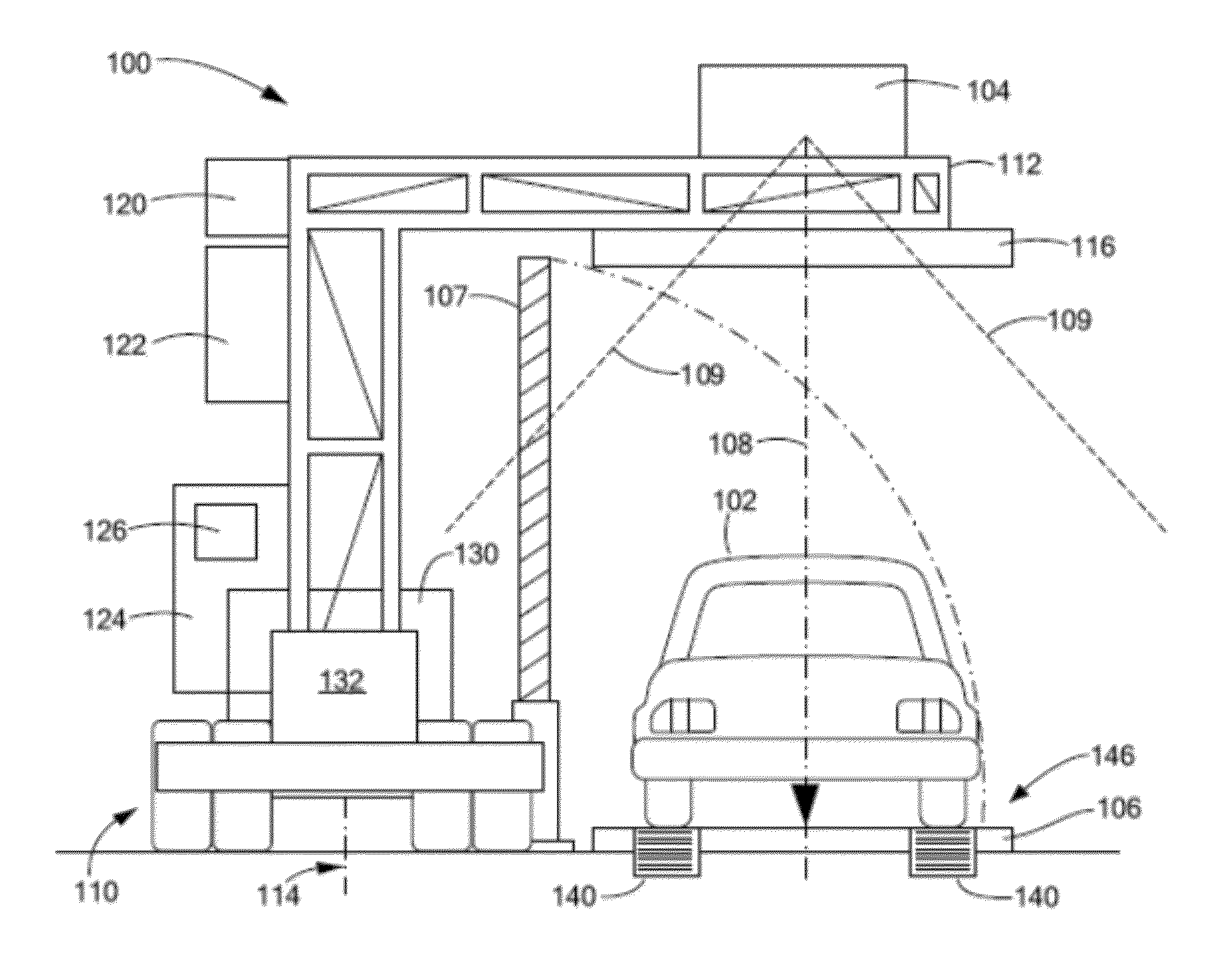 Backscatter X-ray inspection van with top-down imaging