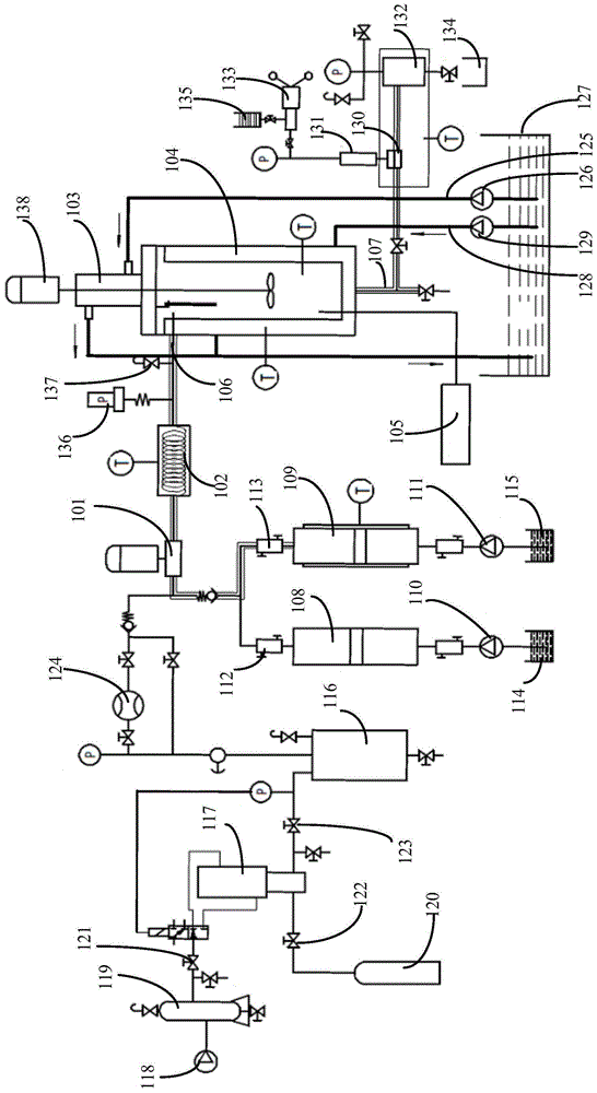 Multiphase medium high temperature and high pressure corrosion rate test device