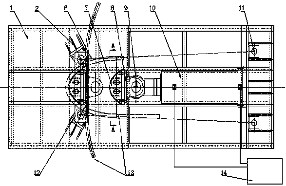 A horizontal pressing equipment for rapid prototyping of wind power tower door frame