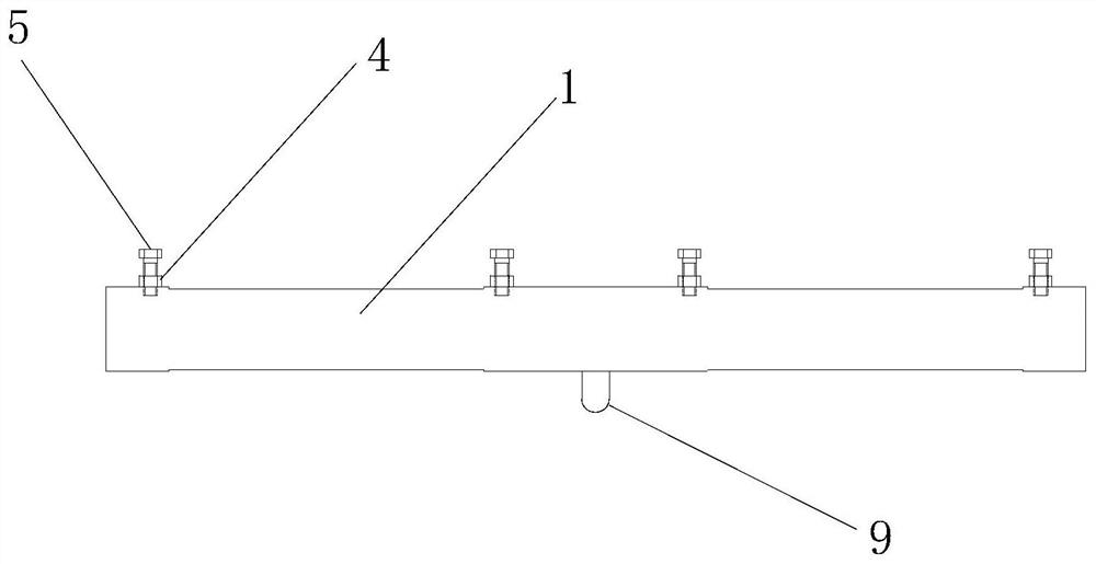 Device for detecting coaxiality of offshore riser clamp