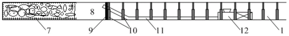 Side-supporting roadway forming method by pre-digging guide cavern and filling with artificial side wall for secondary use