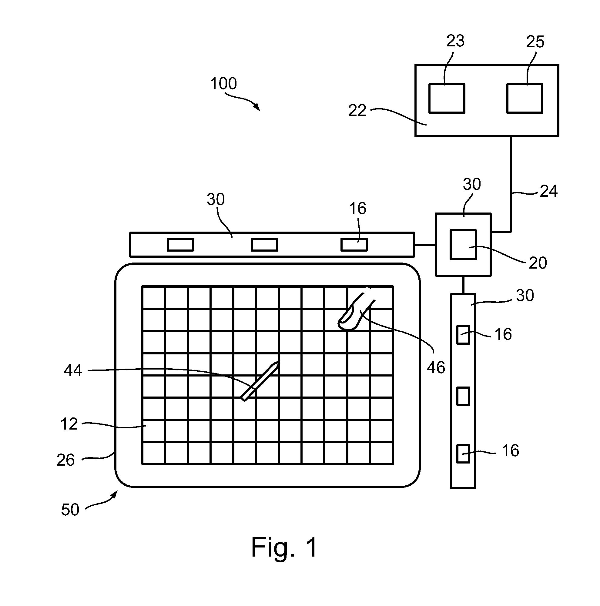 System and method for diagnostics of a grid based digitizer