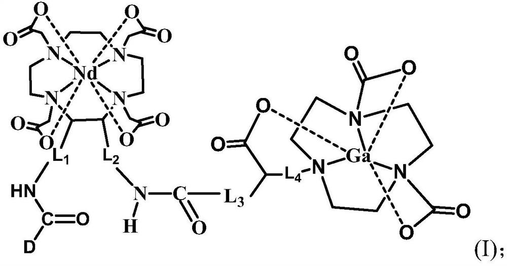 Organometallic chelate, as well as preparation method and application thereof, and probe