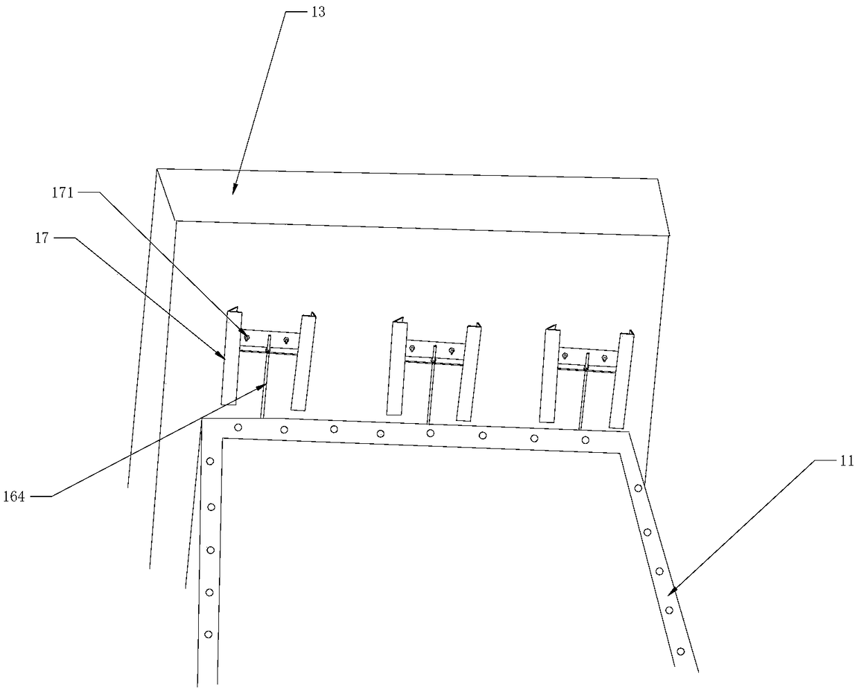 Mounting method of metal air pipe with super-large cross section in vertical shaft