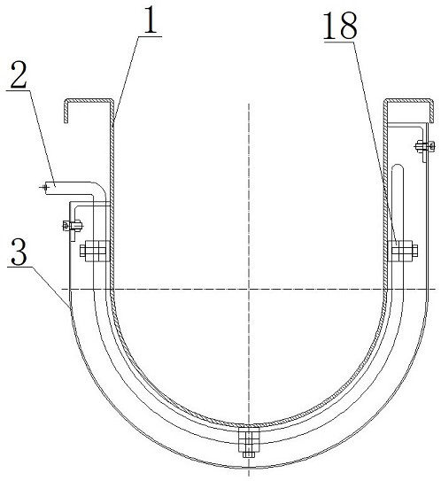 Electric heating type U-shaped hot material heat preservation conveying groove and spiral heat preservation conveyor for transferring hot materials