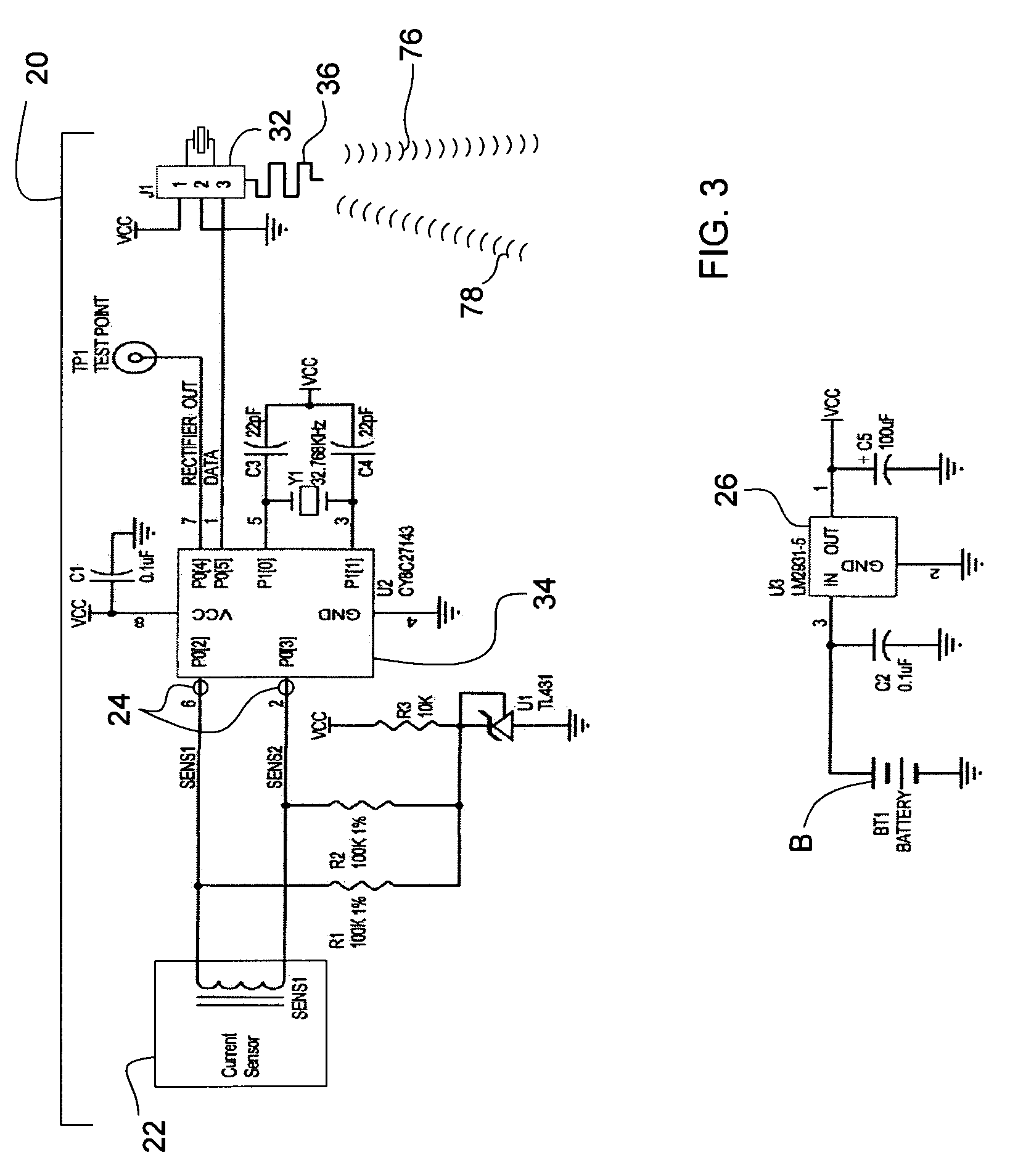 Method and apparatus for monitoring power consumption