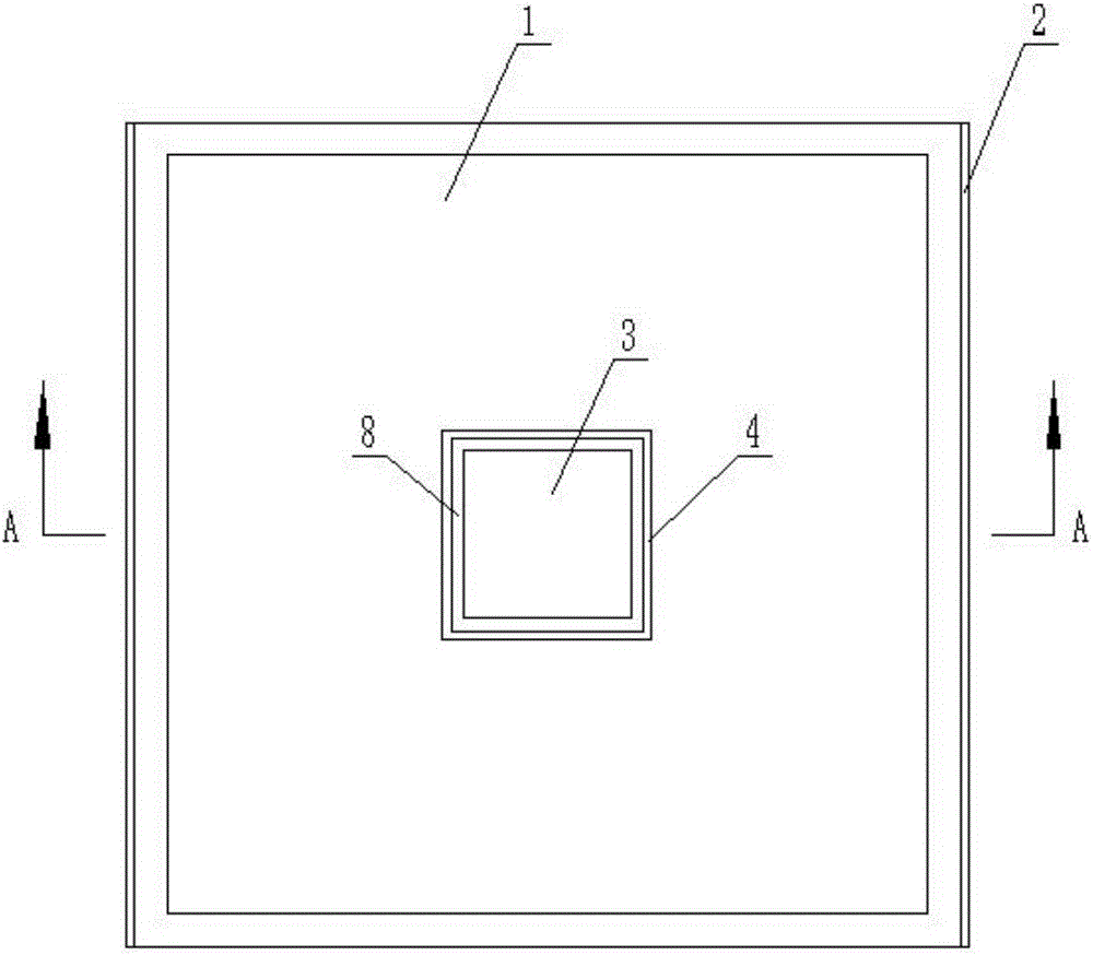 Waterproof and dustproof apparatus of vertical plumb coordinatograph and installation method thereof