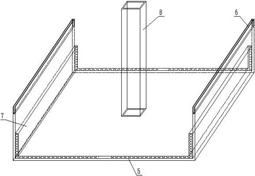 Waterproof and dustproof apparatus of vertical plumb coordinatograph and installation method thereof