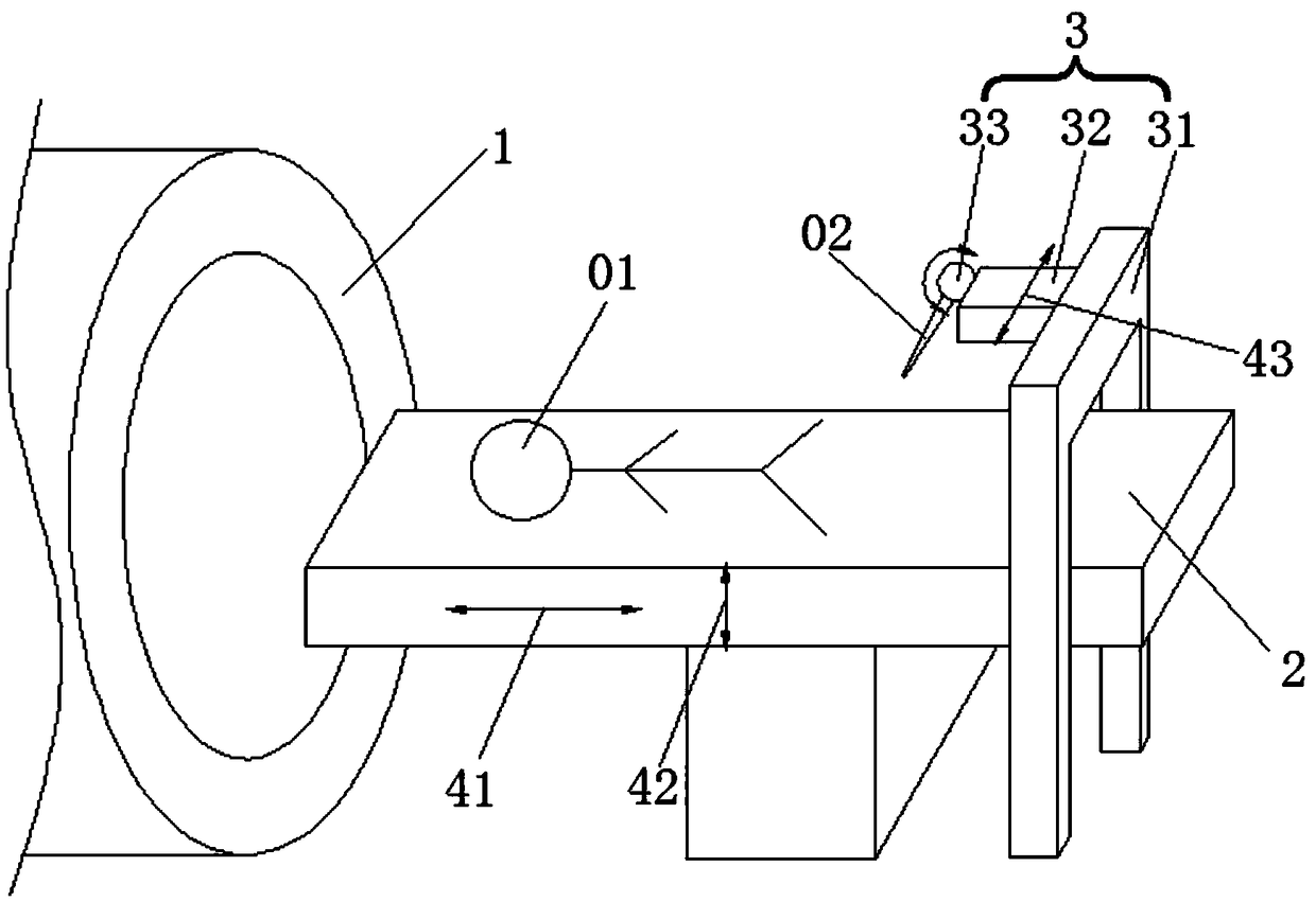 Device for positioning surgical operation tools and positioning method thereof