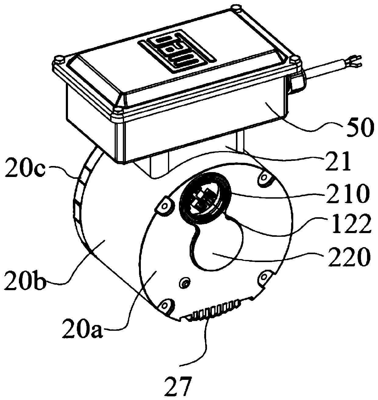 Protection control method of fan controller